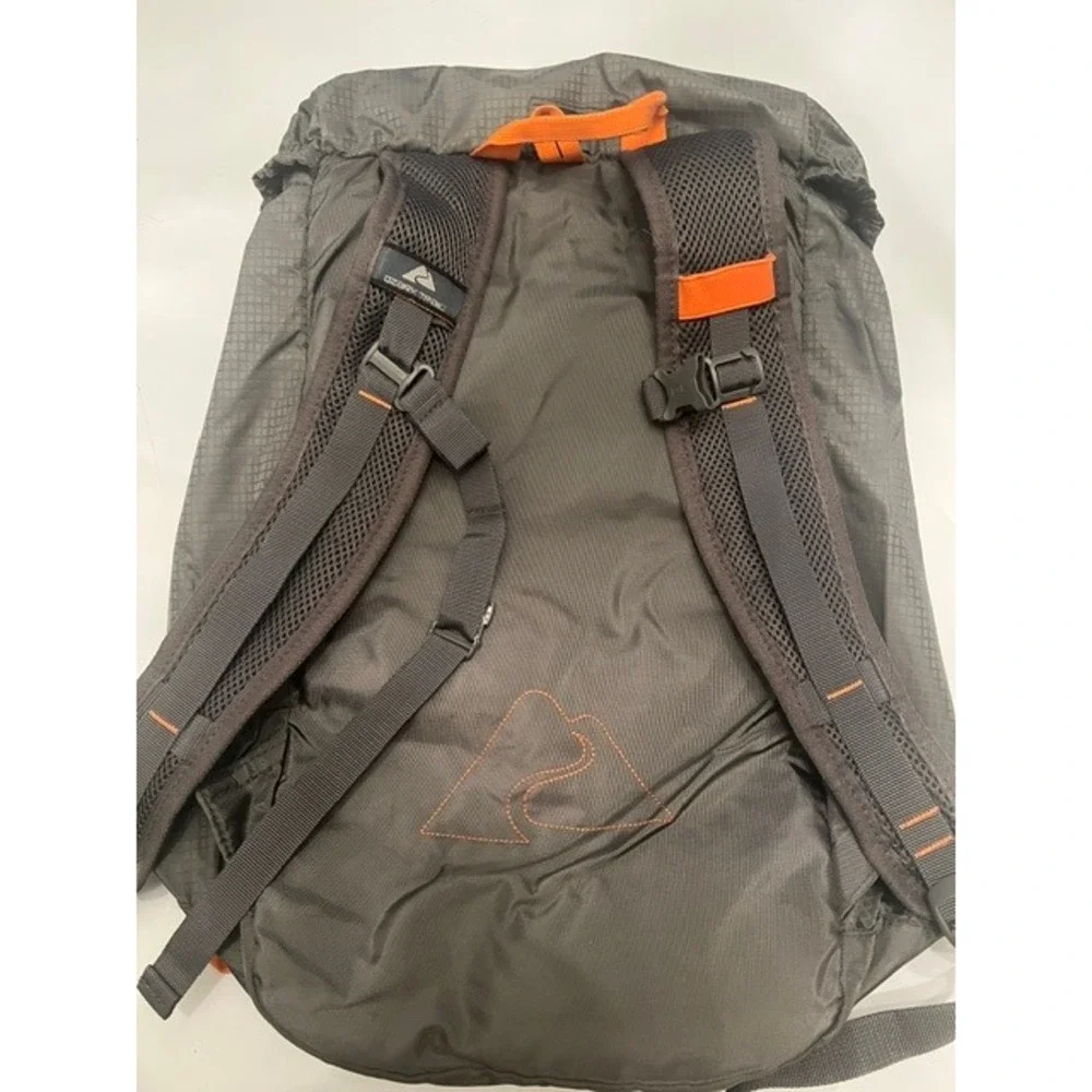 Ozark Trail Backpack Unisex One Size Grey Orange Good Ripstop Lightweight Hike